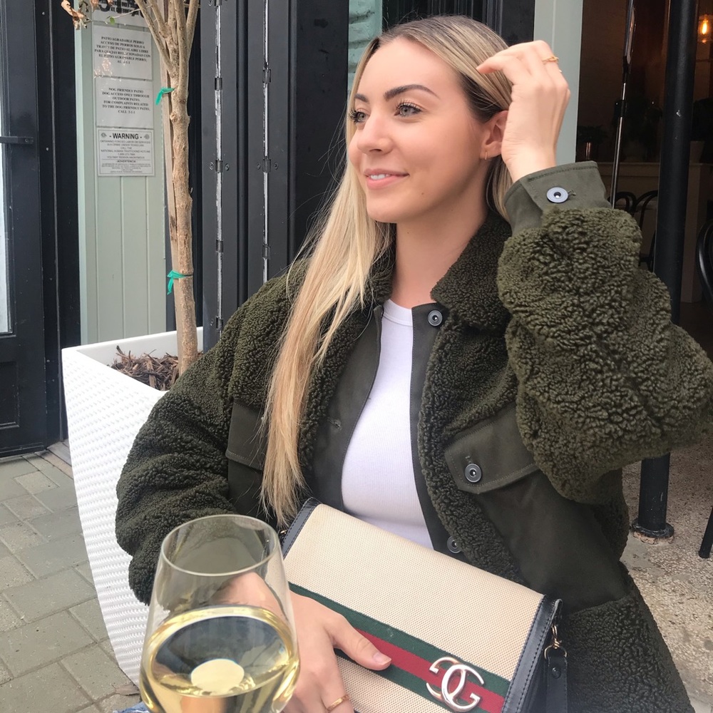 💚 ZARA oversized green sherpa shacket 💚